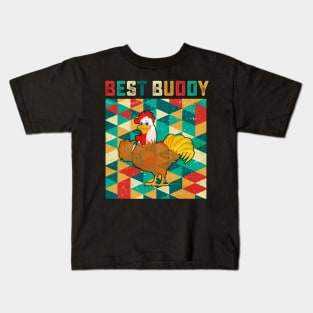 Best Buddy Chicken Kids T-Shirt